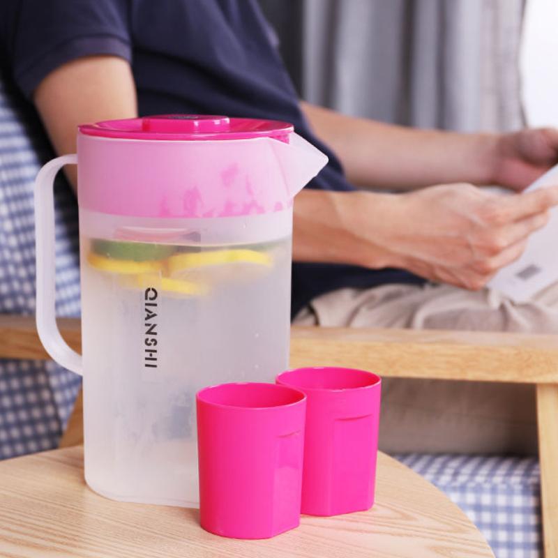 Thickened Heat and Cold Water Bottle High Temperature Resistant Odorless and Non-toxic Cool Kettle Plastic Household Large-capacity Pot