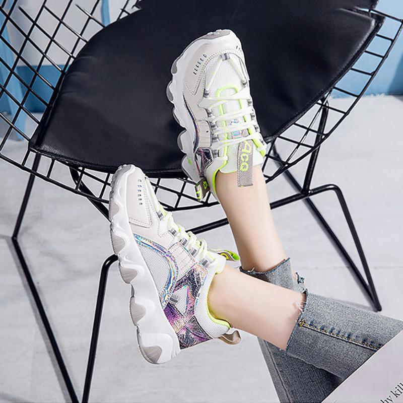 Spring Summer All-match Soft Sole Ladies Sneakers Casual Outdoor Running Shoes Women's Fashion Breathable Shoes