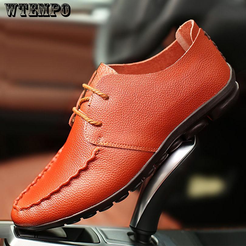 Men Casual Shoes Summer Leather Men Loafers Moccasins Slip On Mens Flats Breathable Shoes