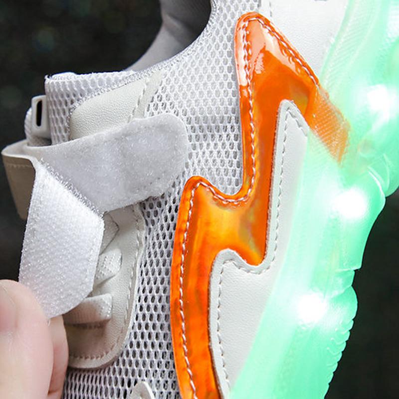 3-8 Boys Shoes  LED Glowing Sneakers Spring Autumn Children Fashion Kids Runnning Sports Shoes