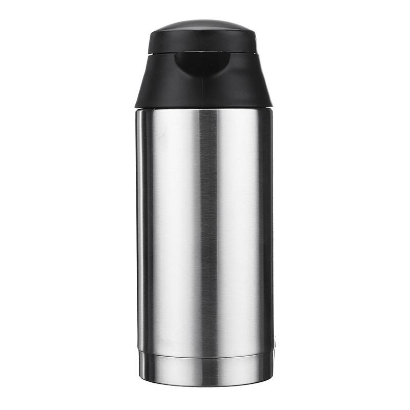 24V Stainless Steel Car Heating Pot Electric Water Cup Cigarette Lighter Head Kettle for Making Coffee Tea Milk