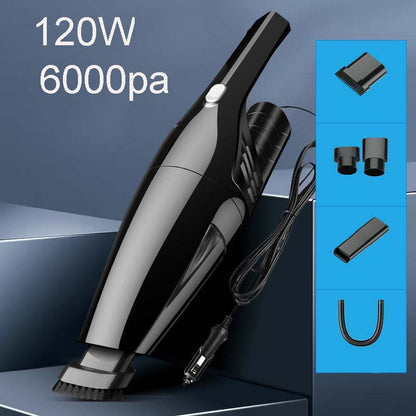 Charging Car Home Two-purpose Small High-power Hand Holding Large Suction Car Vacuum Cleaner Dry and Humid Separation Universal Vacuum Cleaner