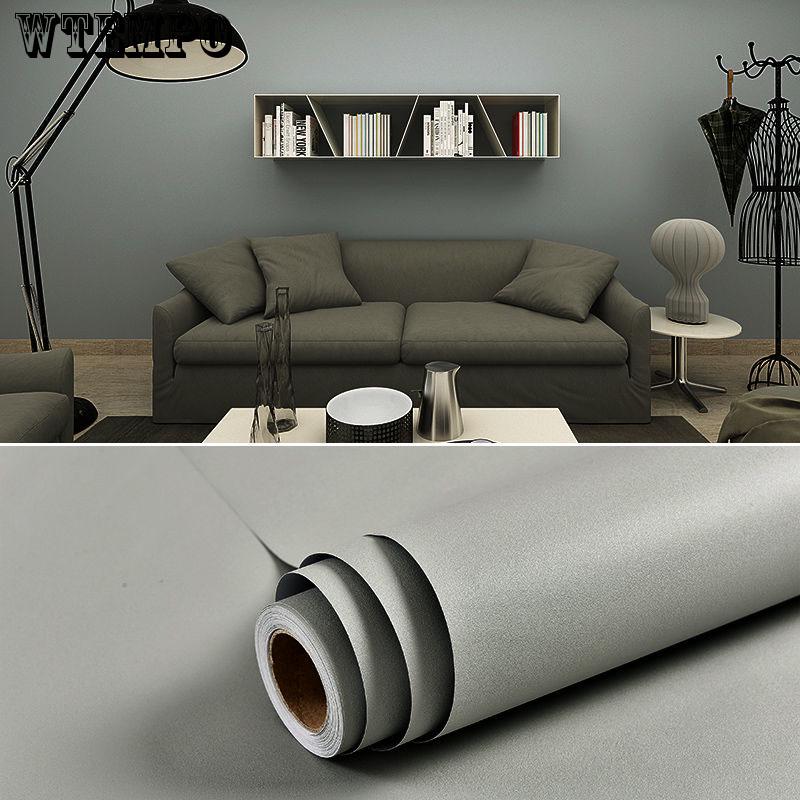 Decorative Film Self Adhesive Wallpaper Wood Black PVC Paper for Kitchen Cabinets Living Room Decor