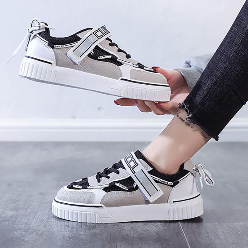 Sneakers Women's White Shoes Female Students Korean Style Hollow Casual Fashion Trendy Shoes Women