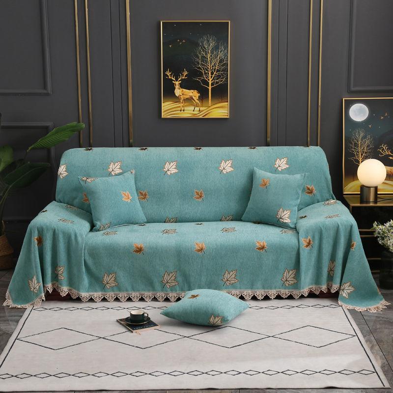 Thick Ins Throw Blanket Simple Couch Bed Sofa Cover Anti Pilling Living Room Anti Dirt Cloth Four Seasons Universal Sofa Universal Cover