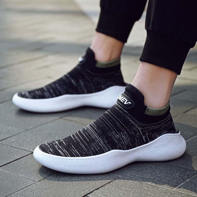 Plus Size 38-44 Summer Men Mesh Sneakers Comfortable Running Basketball Shoes Students Breathable Shockproof Non-slip Shoes