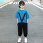 Boys' Suits Summer Clothes Children's Clothes Boys' Short-sleeved T-shirt Clothes Elementary School Suits