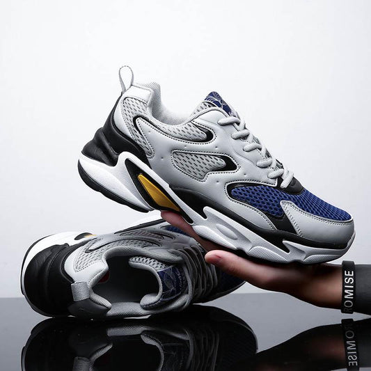 Plus Size 39-44 Men Mesh Sneakers Low-top Running Deodorant Basketball Shoes Non-slip Wear-resistant Sports Shoes