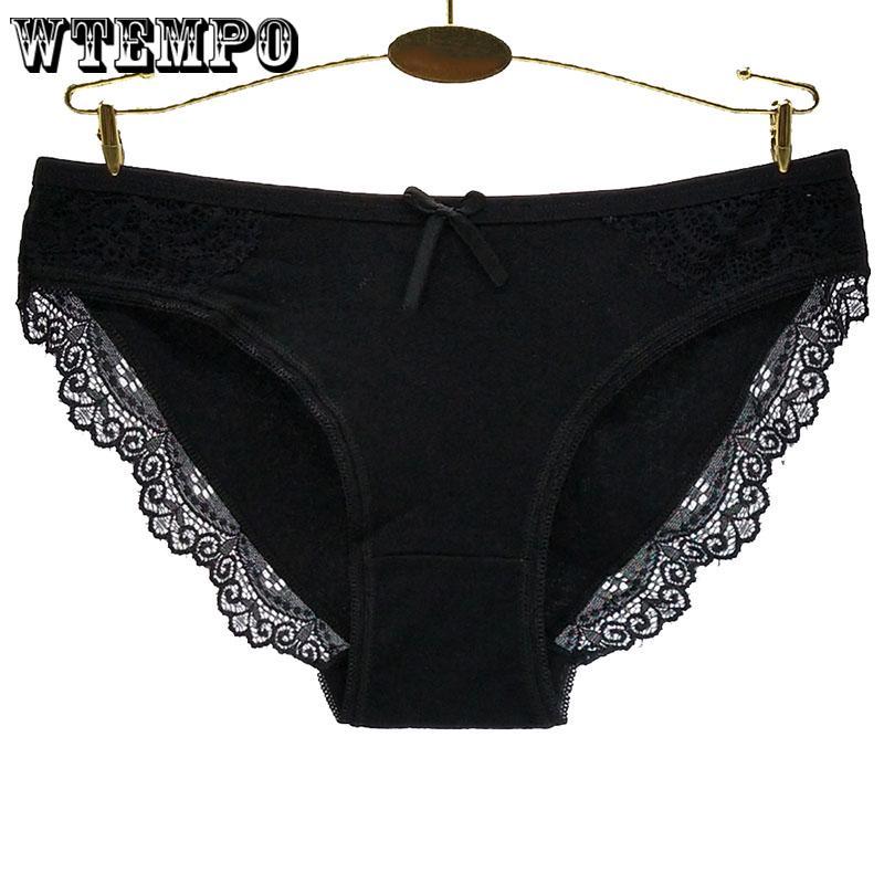 6 Pcs/Lot Antibacterial Cotton Underwear Woman Pure Panties Briefs Girls Underwear Lingerie