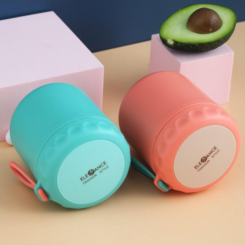 450ml Food Thermal Jar Insulated Soup Thermos Containers Stainless Steel Lunch Box Drinking Cup