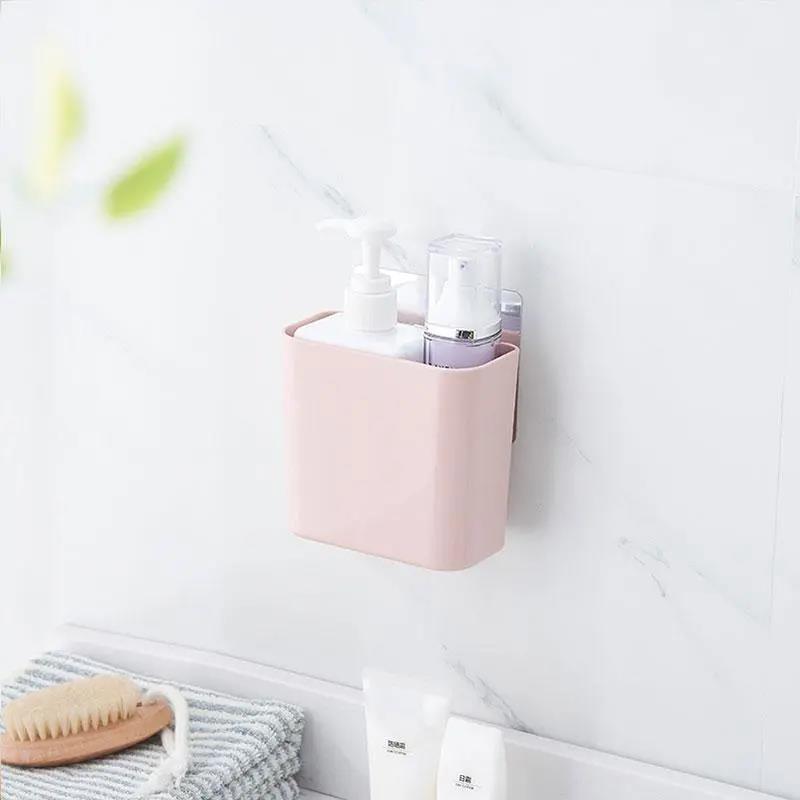 Bathroom Shelf Shower Hanging Bridge Organizer Wall Installation Toothbrush Kitchen Storage Accessories