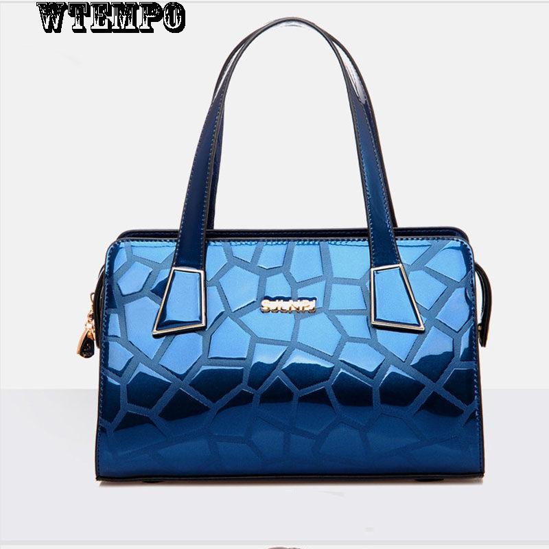 Patent Leather Handbag Fashion Ladies Handbag Shoulder Messenger Bag Fashion Leather