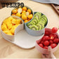 Brand Plastic Storage Box Family House Melon Seed Plate Sitting Room Dry Fruit Box Home