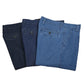 Thin Jeans Middle-aged and Elderly Trousers Men's High Waist Large Size Trousers Loose Straight-leg Pants