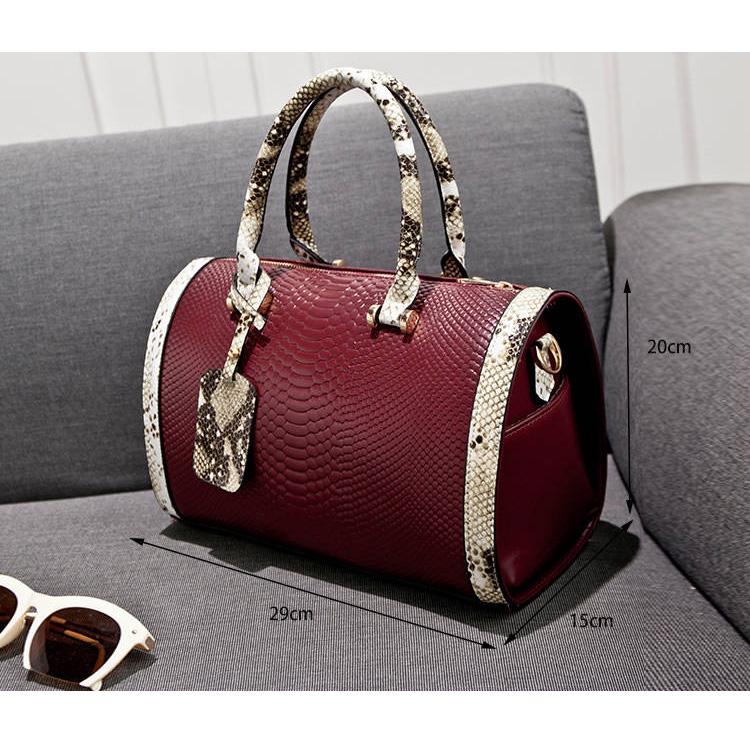 Patent leather bag Genuine Leather Woman bag European and American style handbag Trendy wild