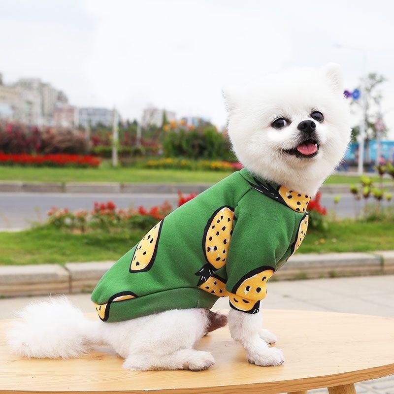 Pet Dog Costume Cute Animal Printed Pet Coat Soft Pullover Dog Shirt Jacket Sweatshirt Cat Sweater Pets Clothing Outfit Puppy Cartoon Outwear