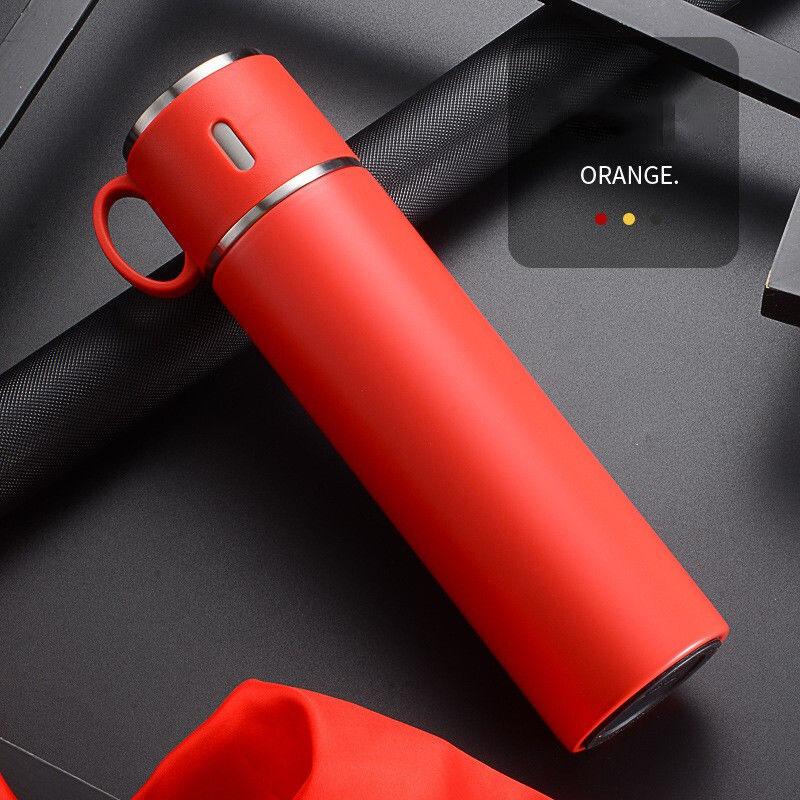 580 Ml Thermos Cup Insulation Cup Stainless Steel Male and Female Students Large Capacity Portable Outdoor Vacuum Water Cup Business Cup Travel Cup