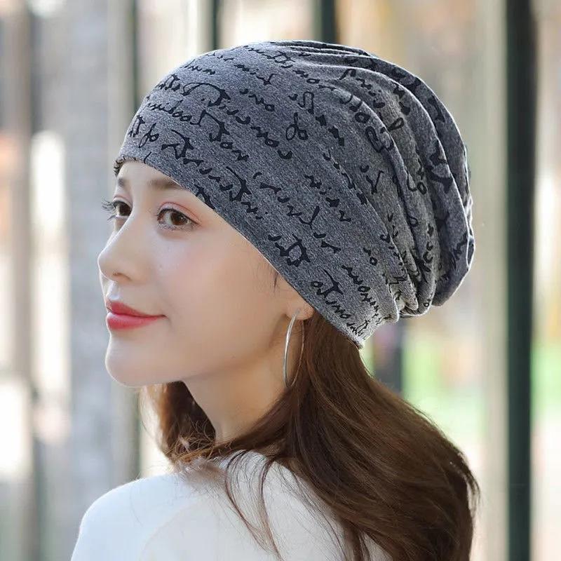 Skullcap Hats for Women Men Unisex Beanie Cap Warm Ladies Autumn Winter Caps Outdoor Fashion Hip-hop Scarf Girl