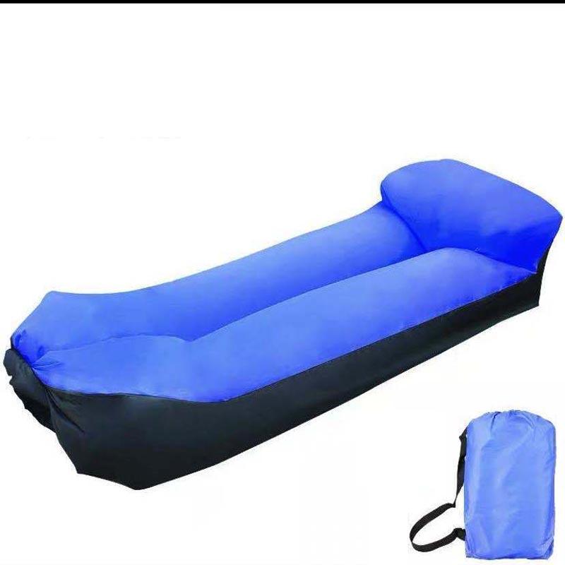 Portable Outdoor Lazy Inflatable Sofa Camping Inflatable Bed Park Air Bed Sleeping Pad