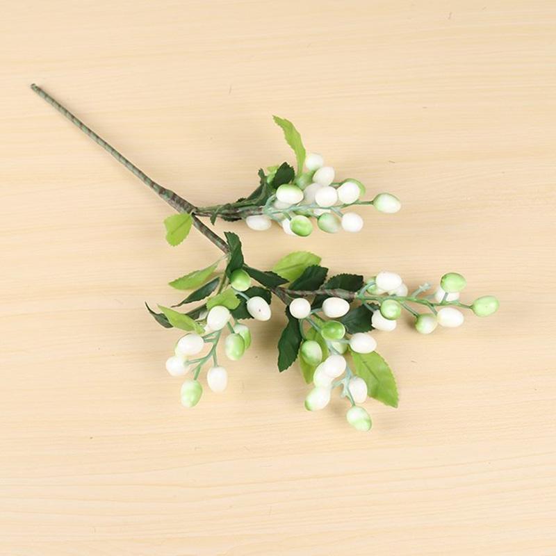 Berry Olive Fruit Bean Branch Christmas Simulation Flower Home Decoration Flower Wall Plant Wall Fake Flower Berry Ornaments