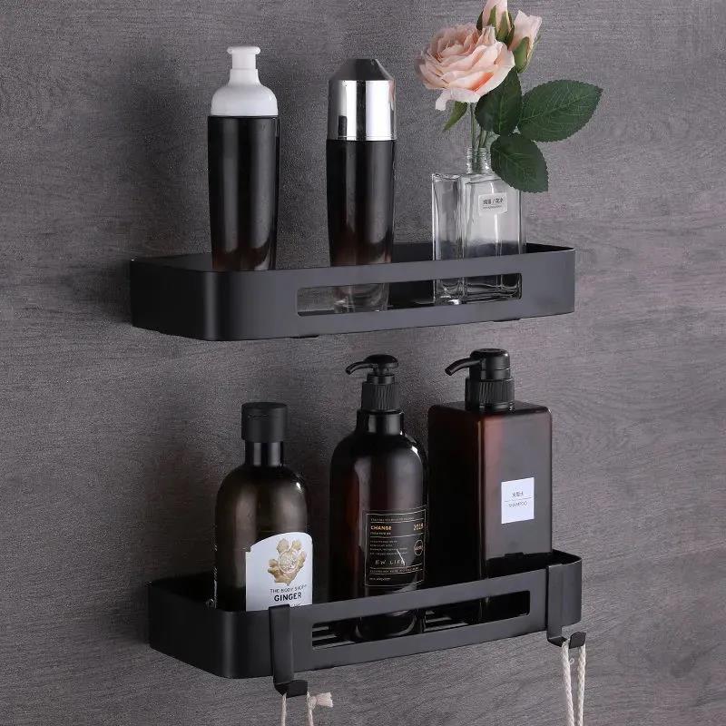 Bathroom Shelves Corner Washing Tables Triangular Wall Storage Bathing Perforation-free Wall-mounted Toiletries Storage Rack Cosmetics Storage Rack