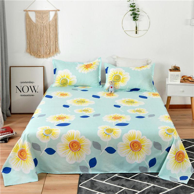 Noble Atmosphere Printing Three-piece Cover Sheet Pillowcase Bedding Large Size Bedding Set Cotton Fabric Can Be Machine Washed