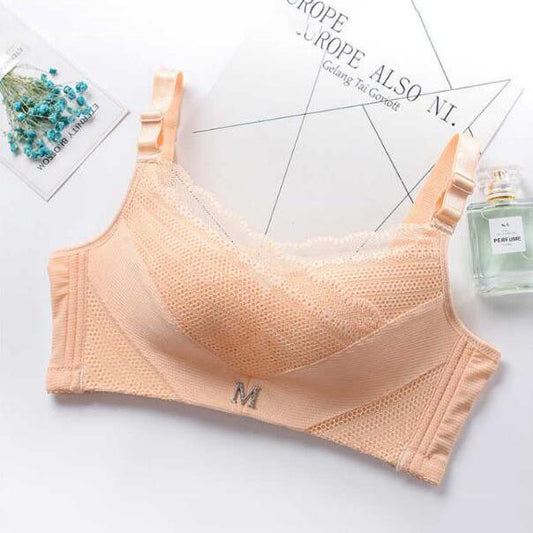 Plus Size Sexy Push Up Lace Busty Bras Women Seamless Intimates Wireless Bra