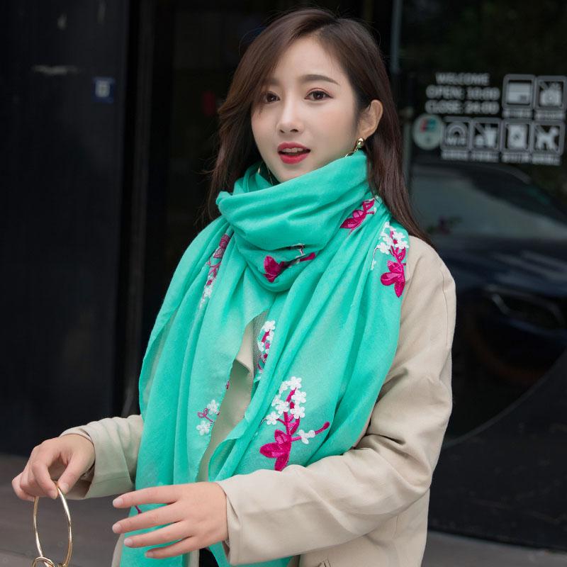 Scarf Printed Female Scarf Women Gift All-match Scarves Decoration Accessories Cotton Scarf