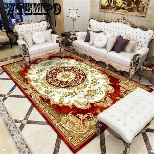 Europe Persian Carpets for Living Room Hotel Carpet Bedroom Flower Sofa Coffee Table Rug