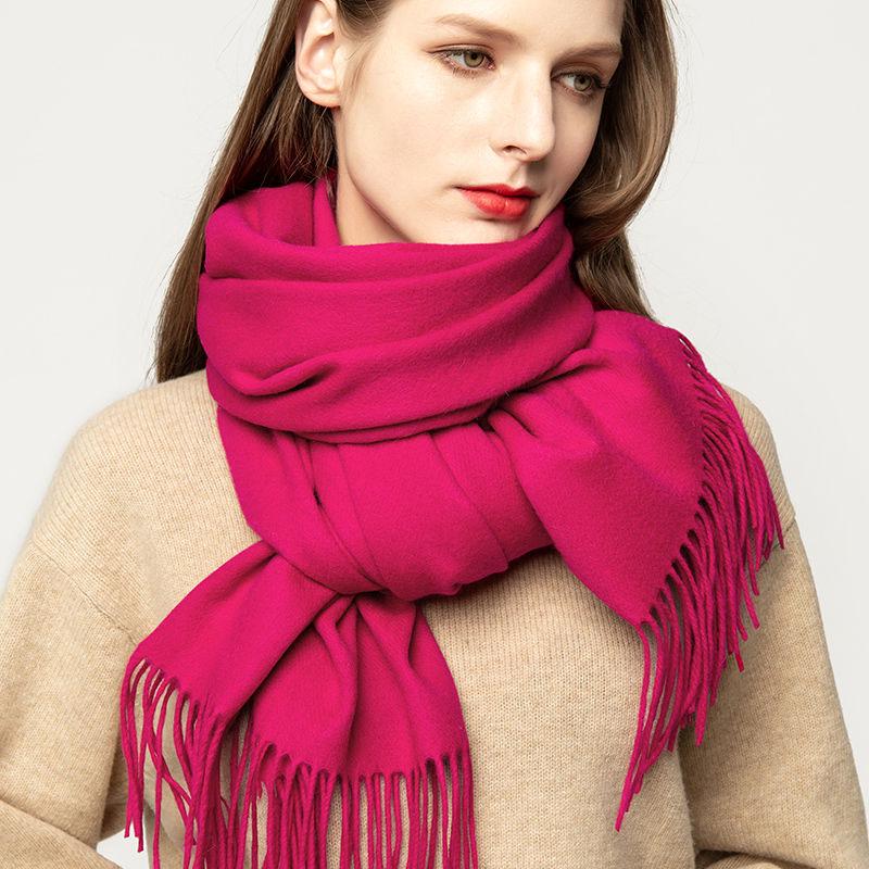 Women Scarf Women Shawl Scarf Cashmere Scarves Solid Lady Wraps Stoles Soft Female Scarf Pashmina