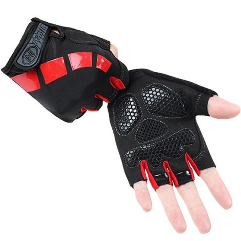 Cycling Gloves Half-finger Mountain Bike Short-finger Gloves Summer Men and Women Thin Breathable Silicone Shock-absorbing Riding Equipment