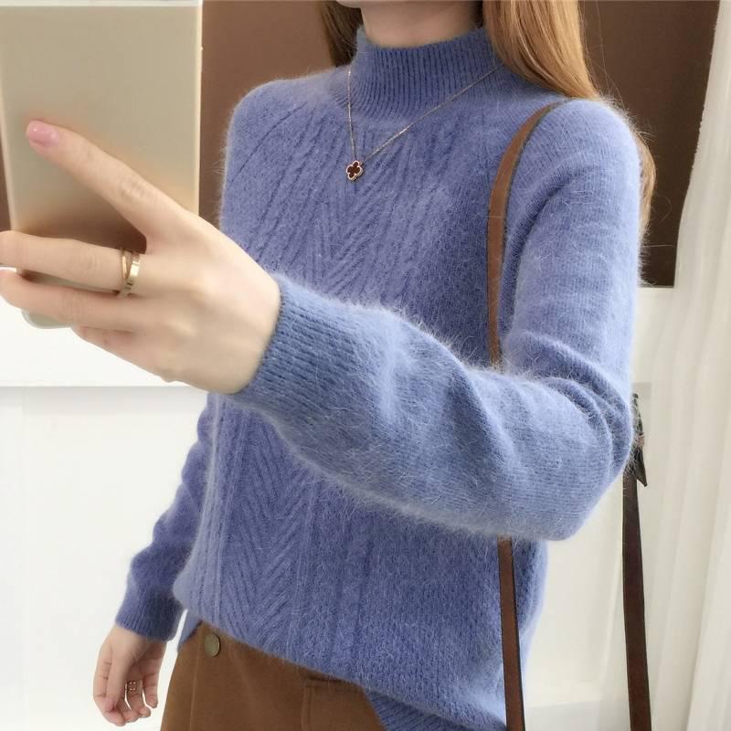 Cashmere Sweater Women Turtleneck Women's Plus Size Knitted Winter Women Warm Sweaters Female Jumper