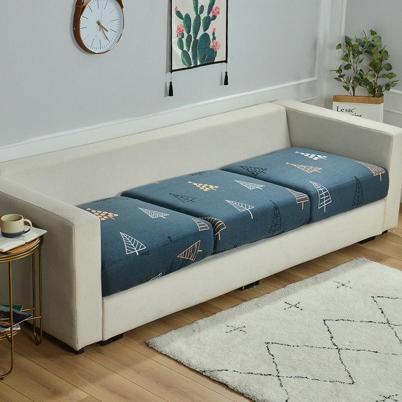 Elastic Sofa Cushion Cover Printed Polyester Slipcover for Living Room Funiture Protector Seat Cushion