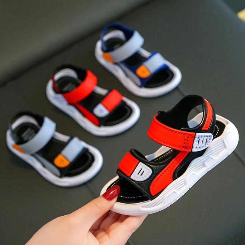 Boy's Sandals Summer Children's Non-slip Beach Sandals Soft-soled Non-slip Children's Sandals for Girls