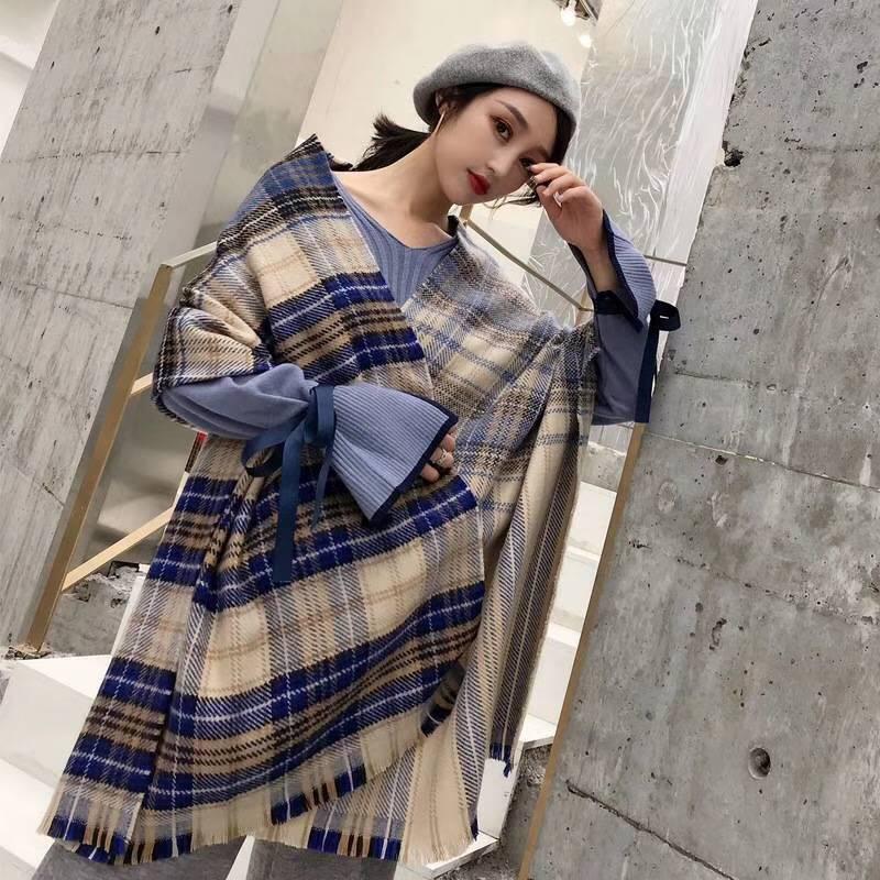 Scarf for Women Plaid Bufandas Mujer Warm Scarf Women Winter Scarves Shawls Stoles Blanket Scarf