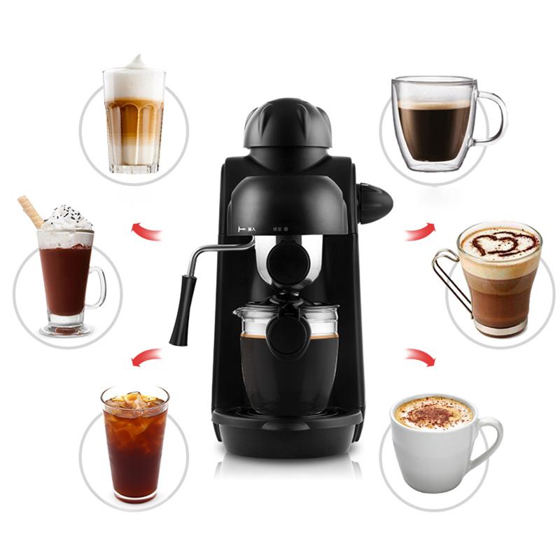 Pump Pressure Coffee Machine Household Espresso Machine Steam Milk Froth Small Mini Semi-automatic Fancy Coffee Machine