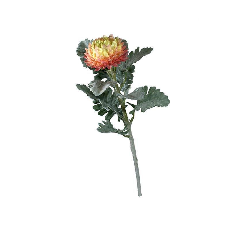 Simulation Ping Pong Chrysanthemum Fake Flower Plastic Flower Desktop Decoration Simulation Bouquet Living Room Fake Flower Decoration Ornaments