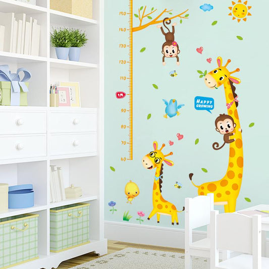 [small animal height stickers] wall stickers three generations of removable wall stickers PVC