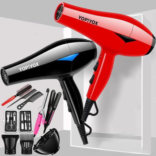 1500W Commercial Hair Dryer Set 6-step Temperature Adjustment Hot/cold Hair Dryer Blu-ray Hair Care Tools