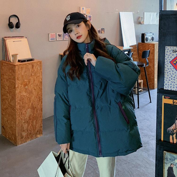 Winter Padded Jacket Female Korean Version Loose Student Short Padded Jacket Thick Bread Jacket Ins Tide