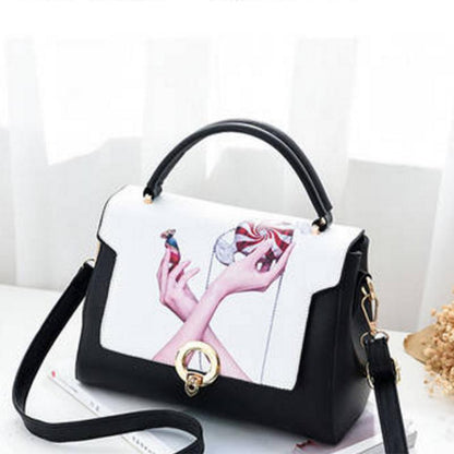 Crossbody Bag Women Genuine Leather Waterproof Zipper Large Capacity Lipstick Tote Bags Shoulder Bag