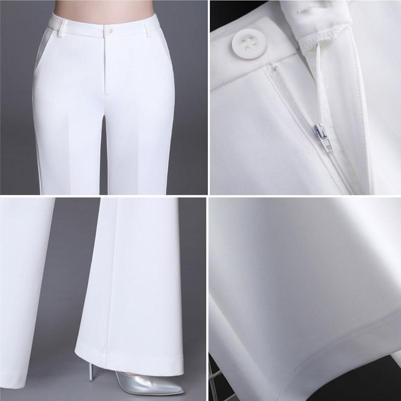 WTEMPO Summer Women Flare Long Pants Casual Ladies Bell Bottoms Large Size S-XXXL  Trousers