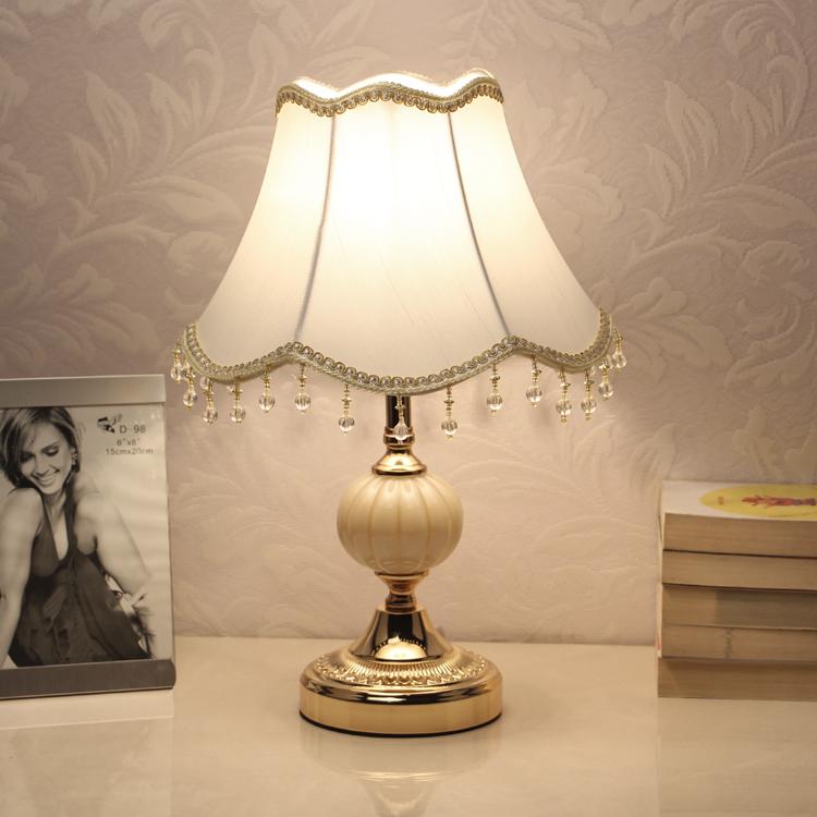 Crystal Table Lamps LED Bedside Lamp Nordic Desk Lamp Bedroom Living Room Lights Study Book Light