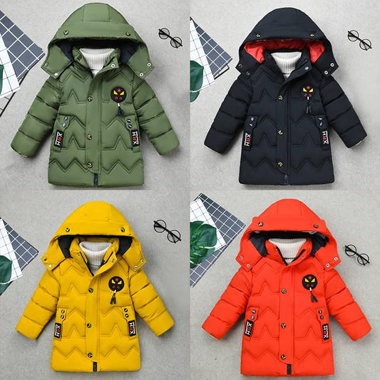 Children Jacket For Boy Coat Autumn Winter Jackets For Boys Jacket Kids Warm Hooded Zipper Outerwear