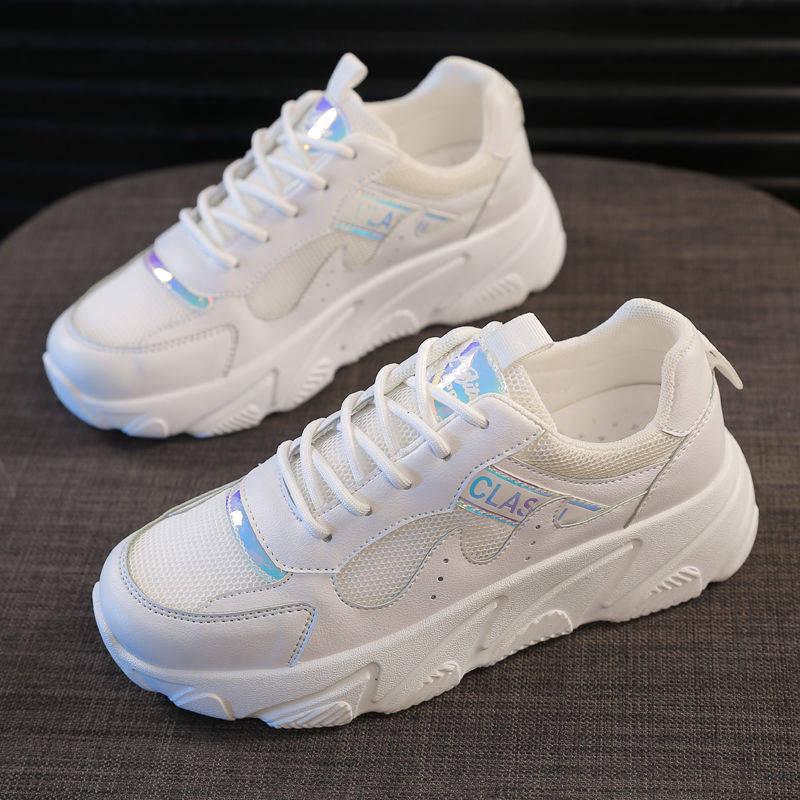 Female Sports Shoes Women Sneakers Chunky Shoes Breathable Mesh Shoes Casual Walking Shoes