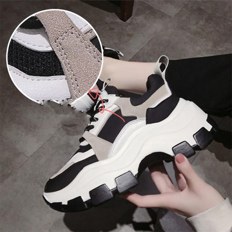 Soft-soled Leather Shoes All-match Women's Shoes Korean Style Student Shoes Spring and Summer Outdoor Leisure Sports Shoes