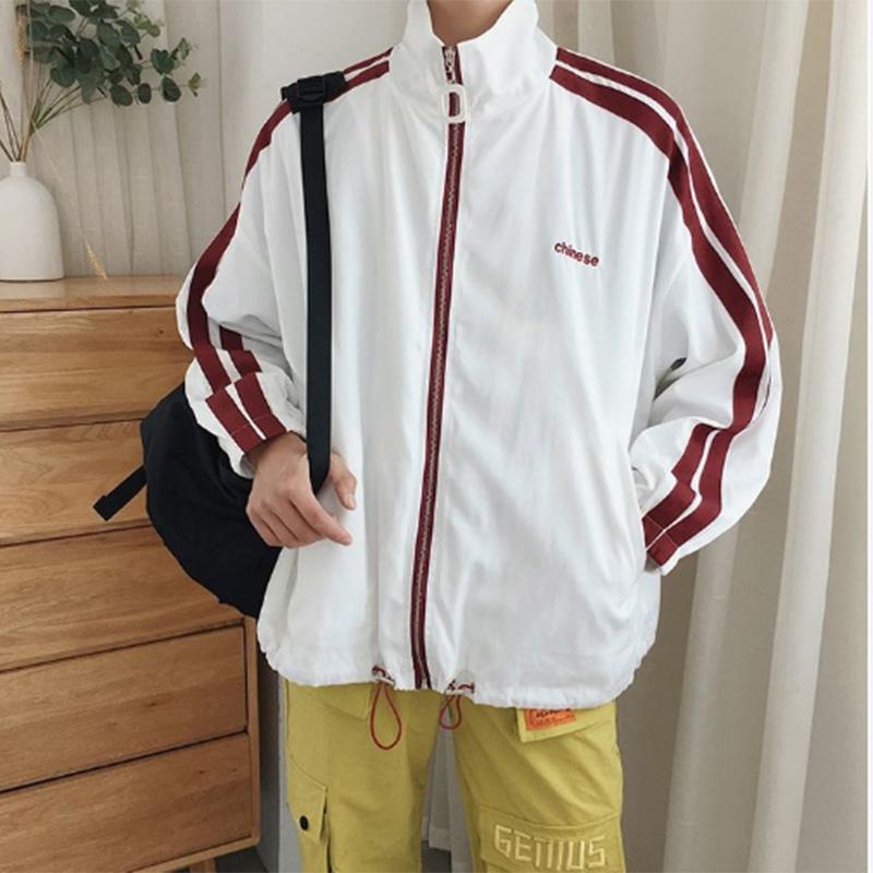 Jacket Male Student Jacket Baseball Uniform Sports Loose Bf Sports Wind Ins Tide Wild Summer Thin Section Sun Protection Clothing