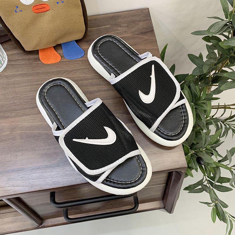 Plus Size 35-40 Summer Women Mesh Slippers Outdoor Flat Bohemian Beach Wear-resistant Non-slip Office Lady Sports Sandals