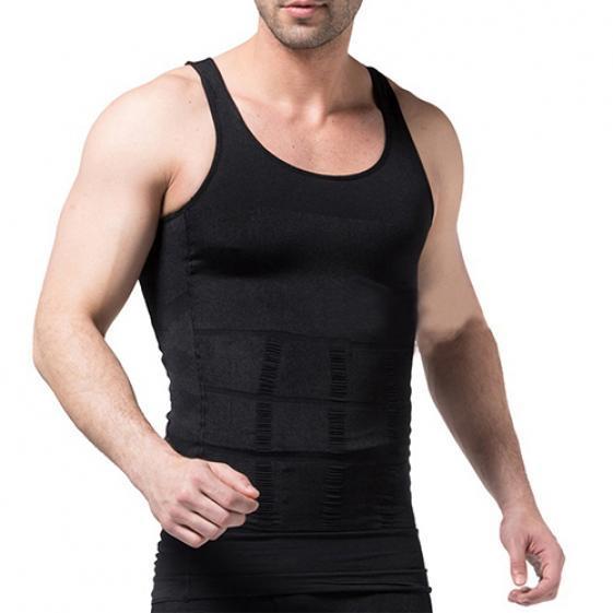 Men's Slimming Body Shaper Waist Training Corset Tank Top Vest