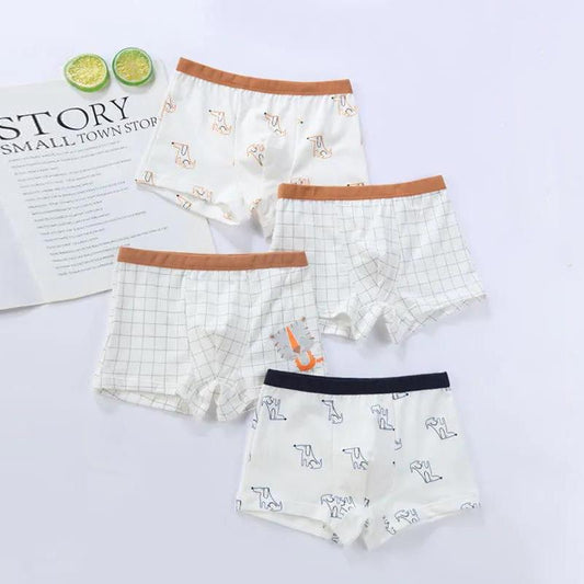 3pcs Cotton Children Underwear Boys Panties Cute Cartoon Dinosaurs Print Kids Briefs Child Boy Pants